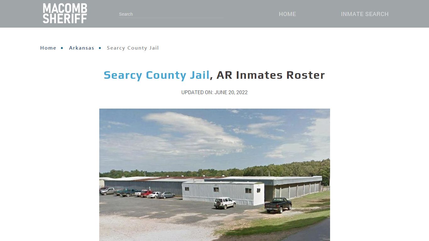 Searcy County Jail, AR Jail Roster, Name Search